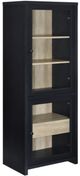 Coaster® Denison Black Media Tower Cabinet-0