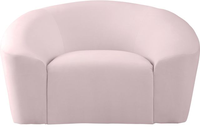 Meridian Furniture Riley Pink Velvet Chair-0