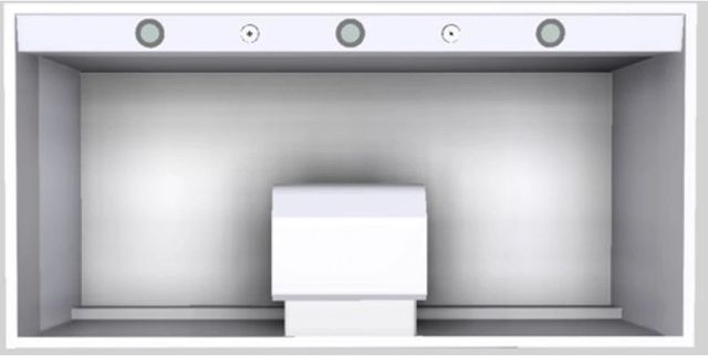 Vent-A-Hood® Designer Series 48" White Wall Mounted Range Hood-3