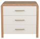 Fairfield® Libby Langdon Brentwood Champagne Brass 3-Drawer Nightstand-3