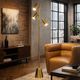 Northfield Living Lumina Brassed Gold Floor Lamp-4