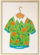 Stylecraft Green/Light Blue/Off-White/Orange/White Wall Art-0
