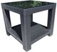 CabanaCoast® Customizable Chorus Wicker 24" Outdoor Square Side Table-0