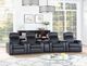Coaster® Cyrus 5-Piece Black Home Theater Seating Set-1