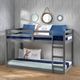 ACME Furniture Gaston Gray Twin Loft Bed-1