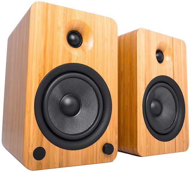Kanto YU6 Bamboo (Pr.) Powered Speakers-1