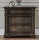 Liberty Furniture Provence Park Chateau Brown Bedside Chest with Charging Station-1