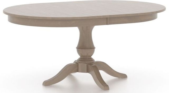 Canadel Customizable Gourmet Weathered Gray Washed VS Base Dining Table-0