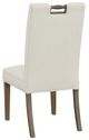 Fairfield® Customizable Entree Dining Pull Tall Tufted Back Dining Chair with Mica Legs-3