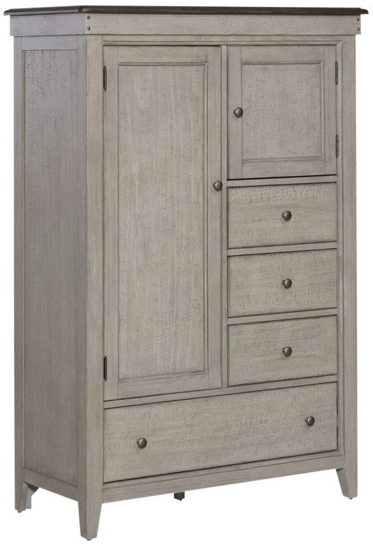 Liberty Furniture Ivy Hollow Dusty Taupe/Weathered Linen Door Chest-0