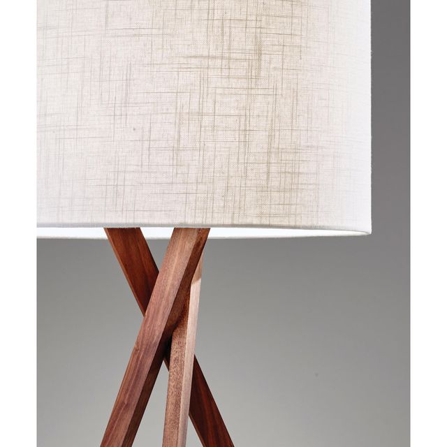Adesso® Brooklyn Walnut Floor Lamp-1