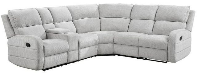 Homelegance® Thorne 3-Piece Light Gray Manual Reclining Sectional with Left Console-0