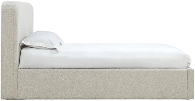 Modus Furniture Virgil Off-White/Ricotta Queen Upholstered Panel Bed-3