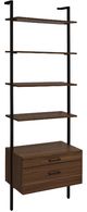 Coaster® Owens Wallnut 3-Piece Wall Mounted Bookshelf Set-2