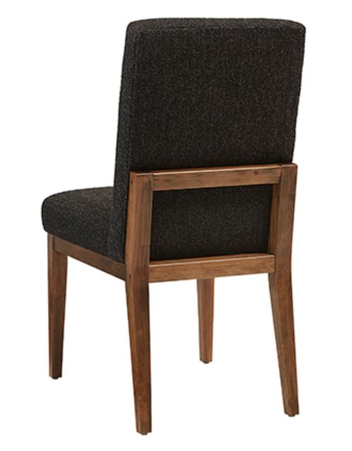LM Co Home By Vaughan-Bassett Crafted Cherry by Ben & Erin Napier Black/Medium Cherry Upholstered Side Chair-2