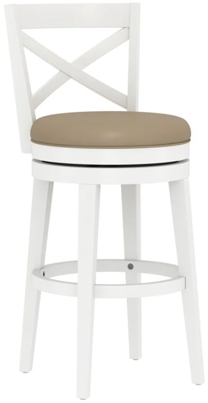 HH2 Home Grace Beige/White Bar Height Stool-0