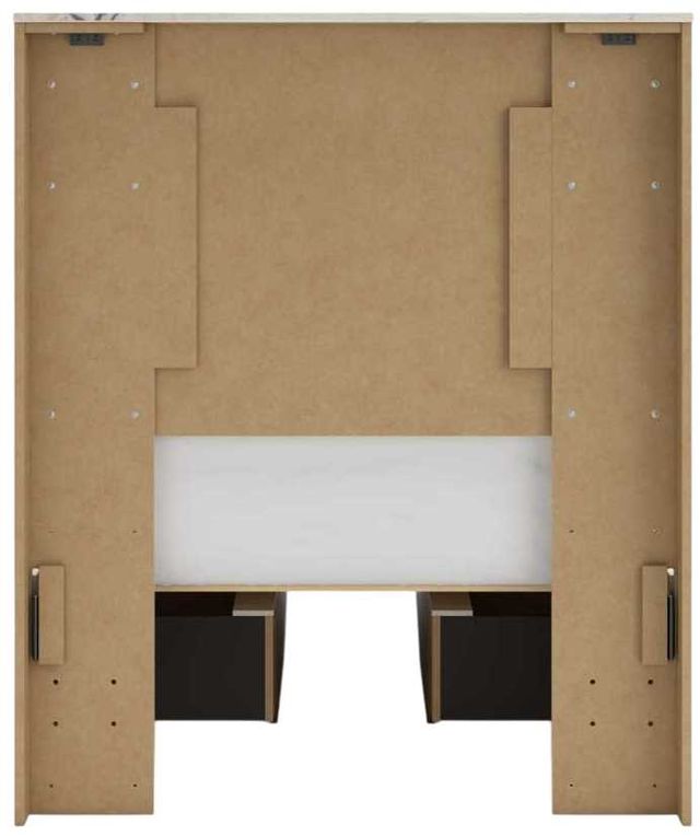 Benchcraft® Lawroy Light Natural Twin Youth Panel Storage Bed-3
