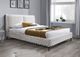 IFDC Beige/Creme 3D Cloud-Like Texture Queen Platform Bed-1