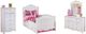 Signature Design by Ashley® Exquisite 4-Piece White Twin Sleigh Bed Set-0