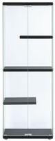 Elements International Ice Black Display Cabinet-1