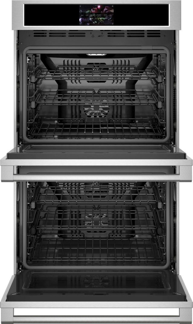 Monogram® Statement Collection 30" Stainless Steel Double Electric Wall Oven-1