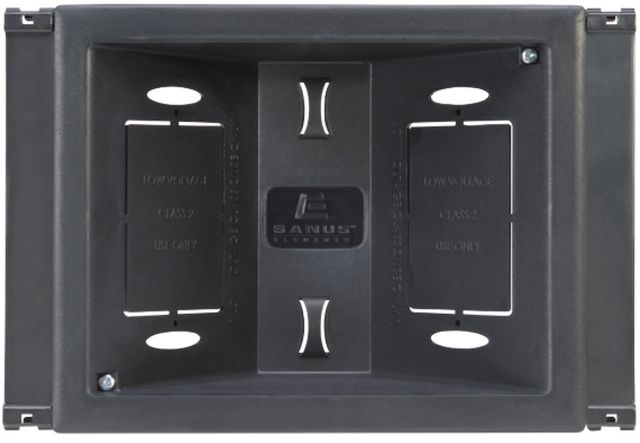Sanus® Elements™ Black In-Wall Low Voltage Box-2