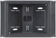 Sanus® Elements™ Black In-Wall Low Voltage Box-2