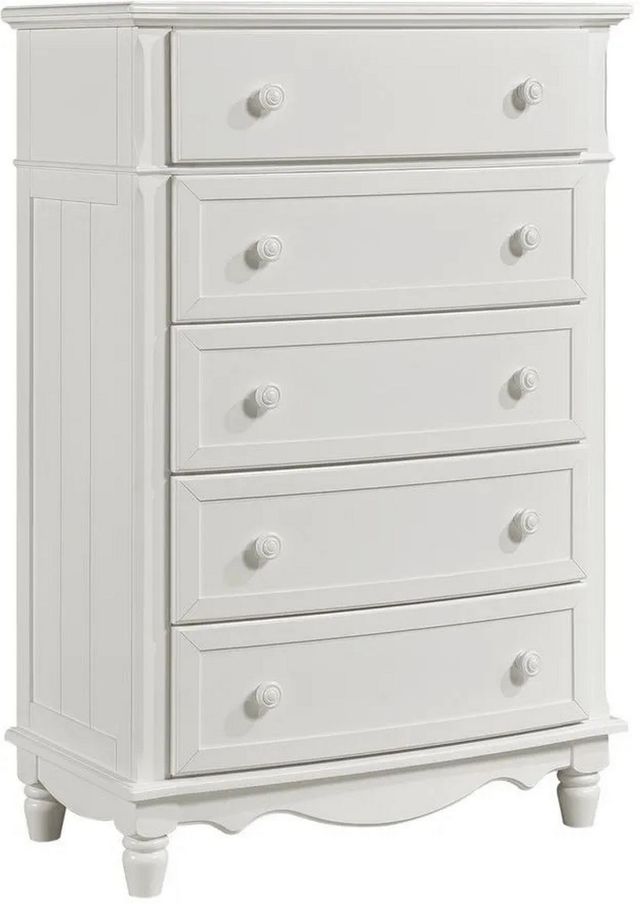 Mazin Furniture Clementine White Youth Chest-0