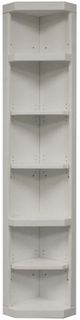 Parker House® Catalina Cottage White Outside Corner Bookcase-2