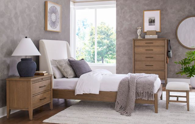 aspenhome® Olivia Sunkissed Beige 2-Drawer Nightstand-2