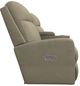 La-Z-Boy® Finley Linen Power Wall Reclining Loveseat with Console, Headrest, and Lumbar-3