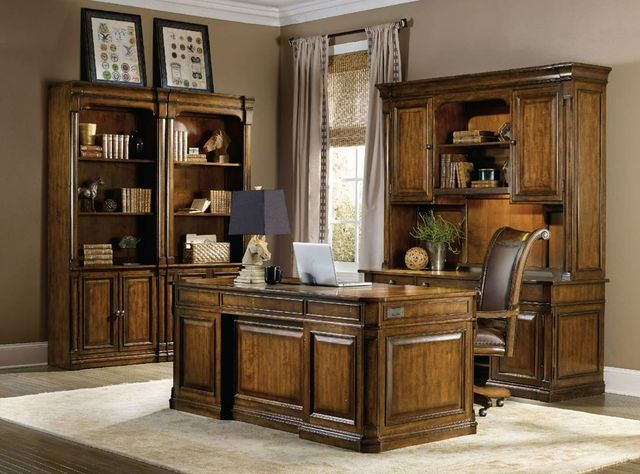 Hooker® Furniture Tynecastle Warm Chestnut Executive Desk-1