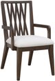 Pulaski™ Asher Park Beige/Piano Brown Dining Arm Chair-0