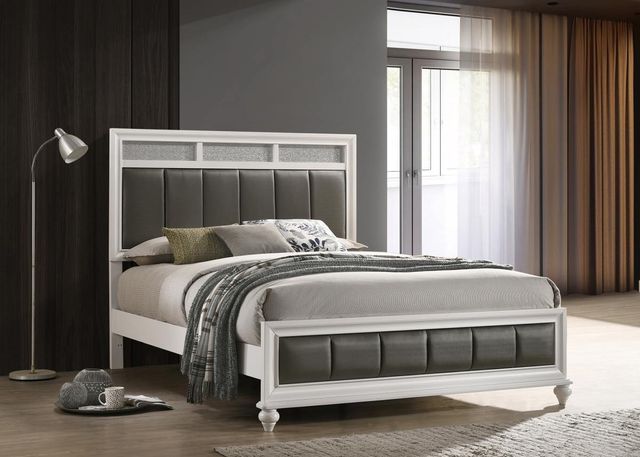 Coaster® Barzini White Queen Bed-6
