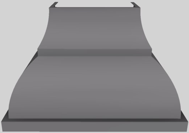 Vent-A-Hood® Designer Series 48" Gunsmoke Wall Mounted Range Hood-0