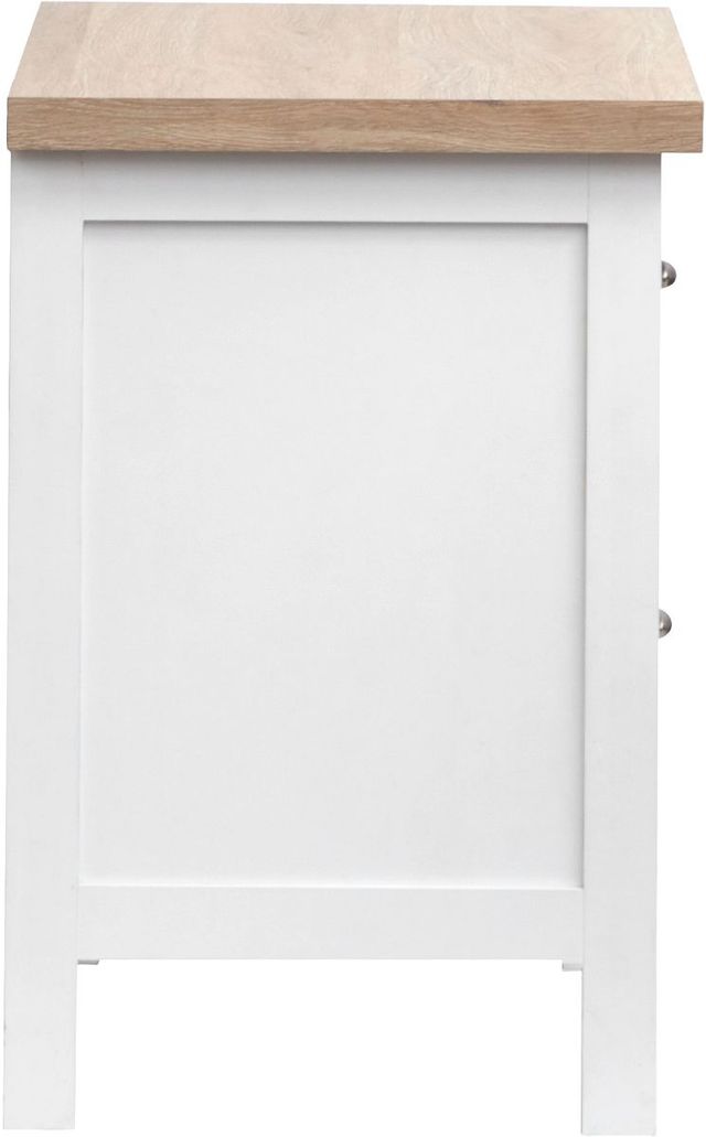 Magnussen Home® Windmill Harbour Sand/White Whisp Drawer Nightstand-3