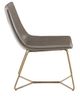 Olliix by Madison Park Brown and Gold Fallon Chair-2