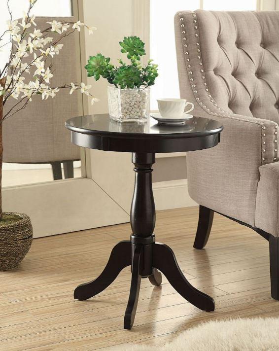 ACME Furniture Alger Black Accent Side Table | Mattress Plus