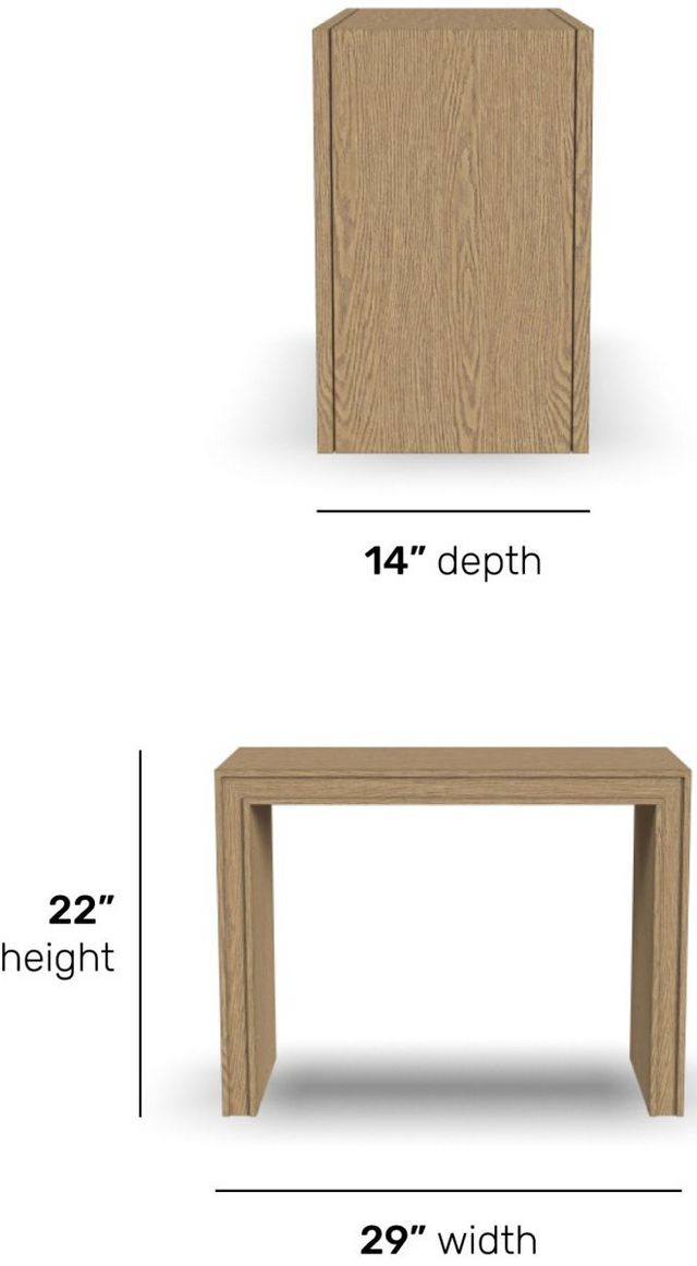 Flexsteel® Waterfall Oak Accent Table-4
