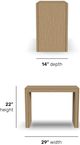 Flexsteel® Waterfall Light Oak Accent Table-2