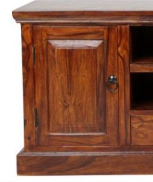 Jaipur Furniture Ganga Brown Big Plazma TV Unit-1