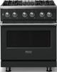 Viking® 5 Series 30" Antique Bronze Pro Style Dual Fuel (NG) Range with Polished Chrome Trim-0