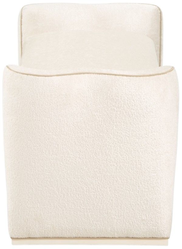 Michael Amini® La Terrazza Creamy Pearl Bed Bench-2