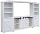 Cottage Creek Furniture Aberdeen White 62" Entertainment Console-2
