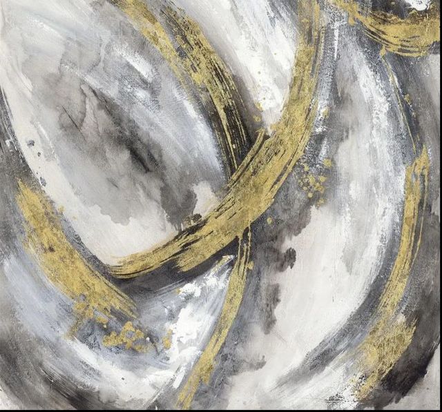 Classy Art Style 7 Hand Painted Textured Canvas Wall Art-1