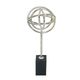 A & B Home Black/Silver Metro Sphere-0