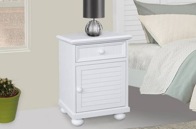 Cottage Creek Furniture Beachfront White Nightstand-8