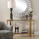 Uttermost® Kendrick Gold Leaf Glass Console Table-3