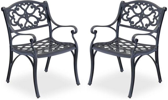 homestyles® Sanibel 5-Piece Black Outdoor Dining Set-2