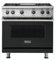 Viking® 36'' Antique Bronze Sealed Burner Pro Style Gas Range-0